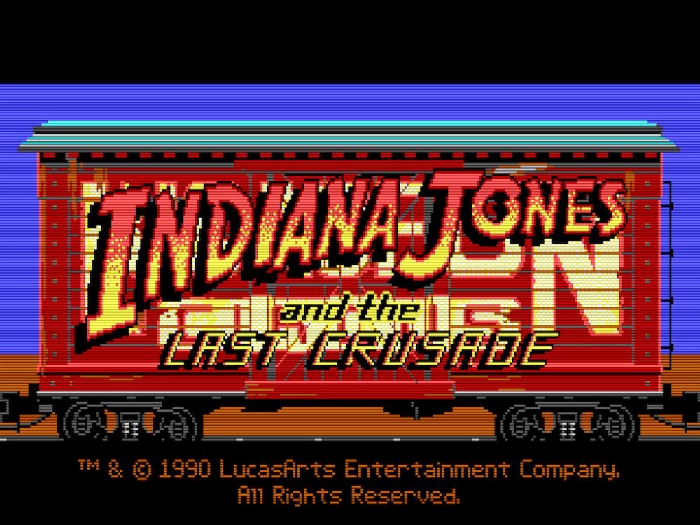 Indiana Jones and the Last Crusade -- Title screen