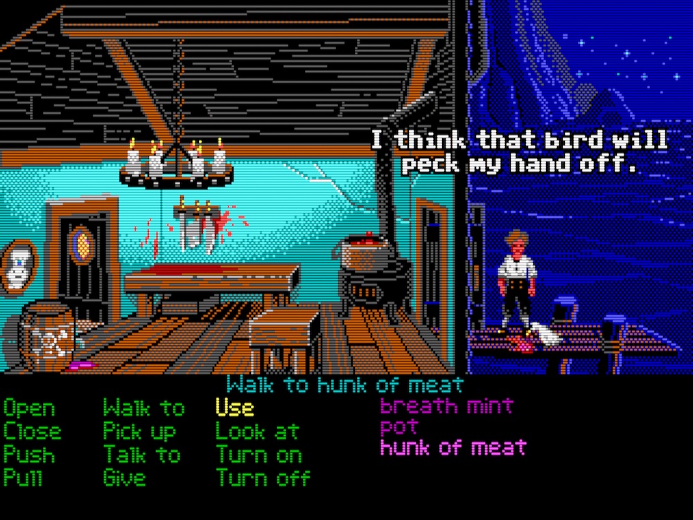 The Secret of Monkey Island -- "True EGA" emulation