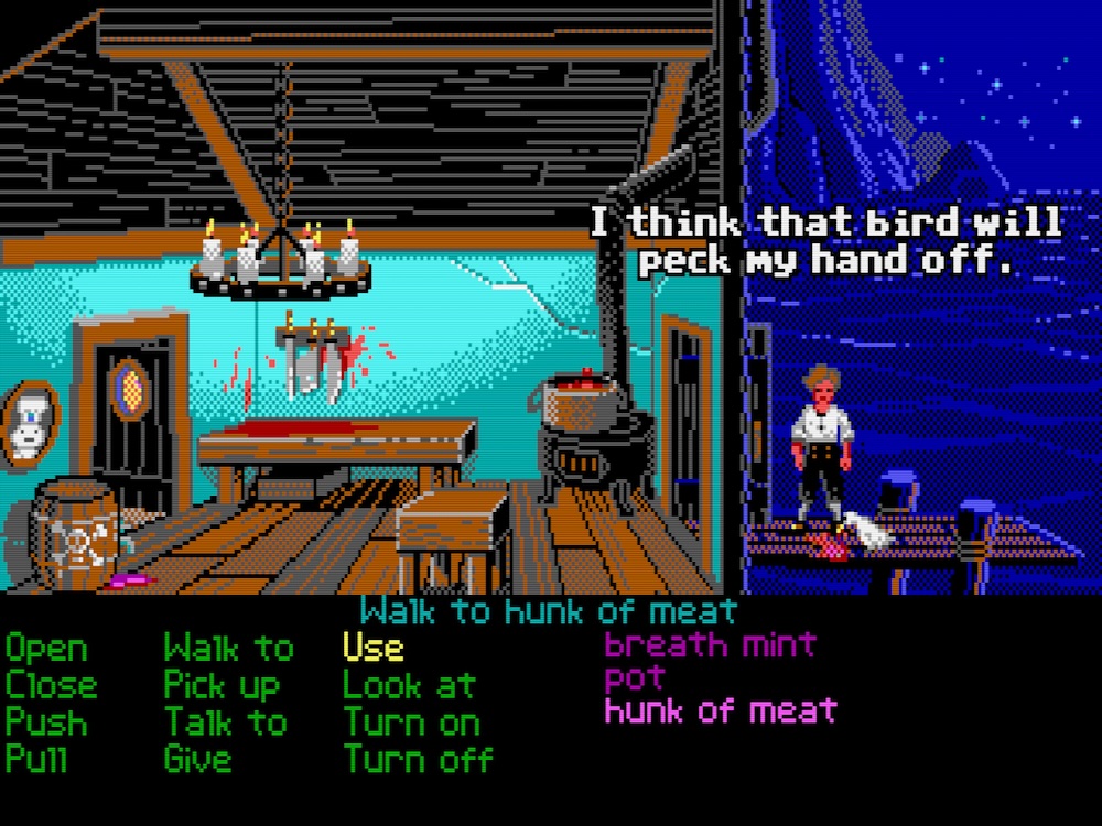 The Secret of Monkey Island -- EGA as displayed on VGA monitors