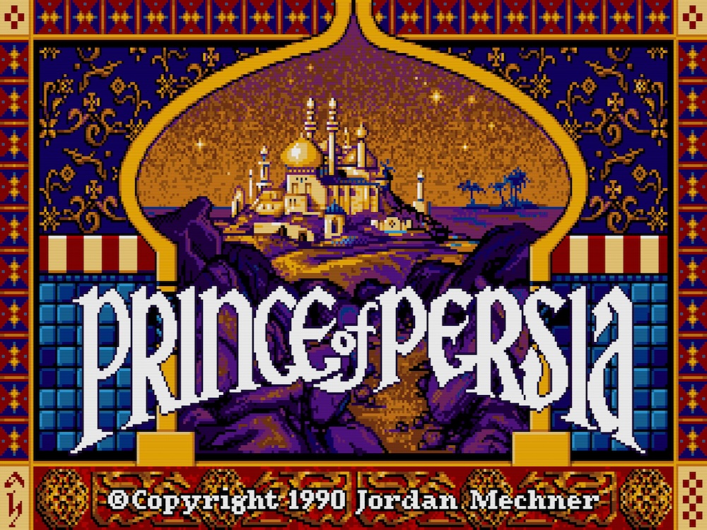 Prince of Persia -- Title screen